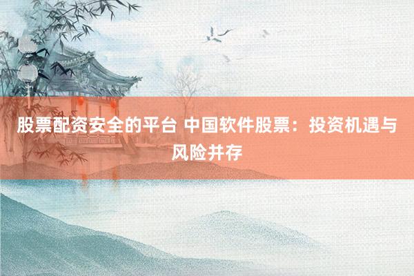 股票配资安全的平台 中国软件股票：投资机遇与风险并存