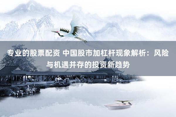 专业的股票配资 中国股市加杠杆现象解析：风险与机遇并存的投资新趋势