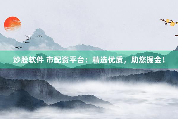 炒股软件 市配资平台：精选优质，助您掘金！